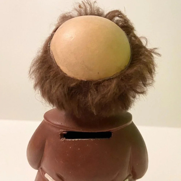 Vintage Monk Friar This Is My Bank Thou Shalt  Not Steal Ceramic Coin Bank - Picture 7 of 8